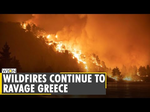 Wildfires continue to ravage Greece