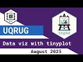 UQRUG August 2025 - Data visualisation with {tinyplot}