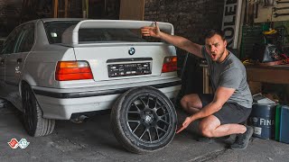 The E36 Gets an LTW Wing AND New Wheels!