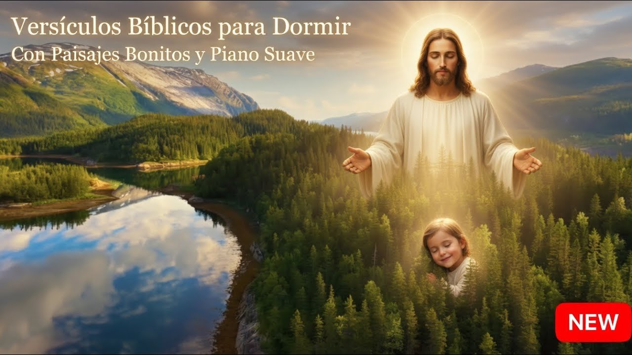 1 Hora para Dormir Escuchando la Palabra de Dios | Piano Relajante y ...