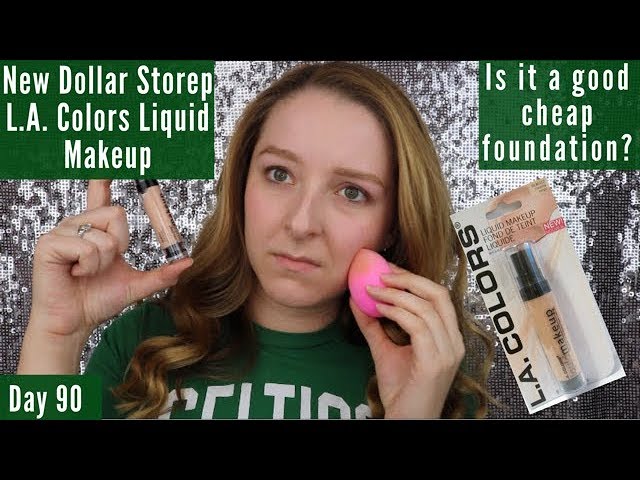 L.A. Colors Liquid Makeup Review, Dollar Store