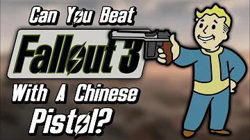 Can You Beat Fallout 3 With Only A Chinese Pistol?