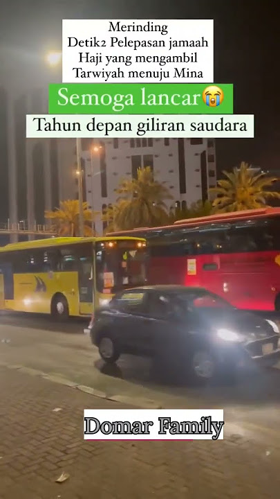 Merinding Detik2 Pelepasan jamaah Haji yang mengambil Tarwiyah menuju MinaSemoga lancar #haji2023