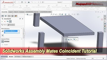 Solidworks Assembly Mates Coincident Tutorial
