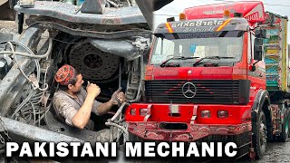 Inside Mercedes Truck Clutch Problem 🚛💥 Solved with Basic Tools