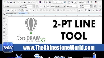 CorelDRAW 2 Point Line Tool Basics The Rhinestone World TRWCD3