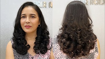 Hướng dẫn cắt tóc tâng cao, uốn xoăn trung tuổi | Quang saker