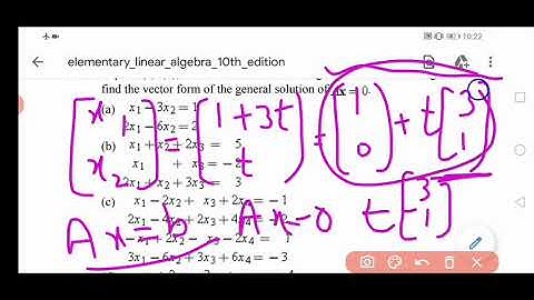 Null space Questions/solution vectors bs I. T 6 SEMESTER