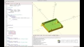 OpenSCAD - Project Enclosure - Part 3 - Fillet Mounts