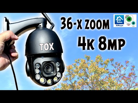 4k 8mp 36-x zoom ДАЛЬНОБОЙНАЯ Wifi камера видеонаблюдения XMEye ICsee