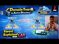 🚀Domain tree in Active directory 😱 | Forest Explained with LAB
