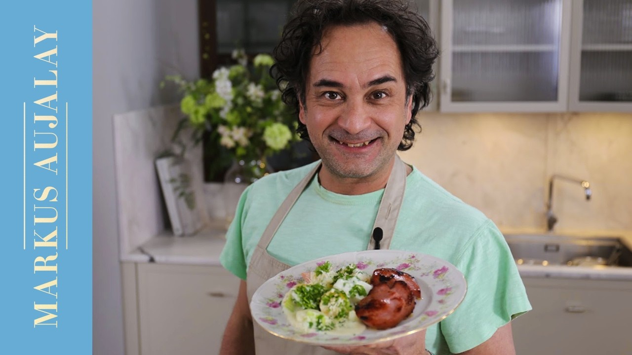 Stekt falukorv med rotfrukter och pepparrot | Markus Aujalay