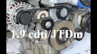 Tut Wymiana Paska Wieloklinowego I Napinacza 1 9 Jtdm Z19dt