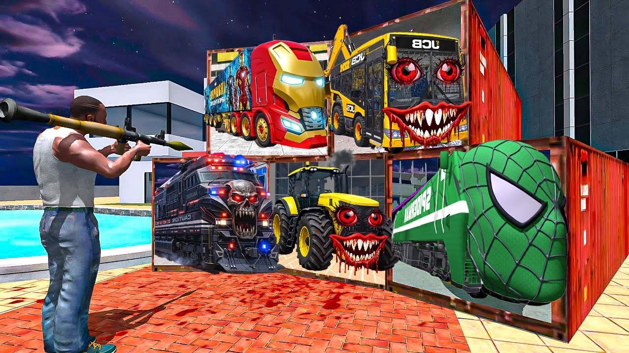 Franklin Found Magical Mystery Container in Indian Bikes Driving 3d