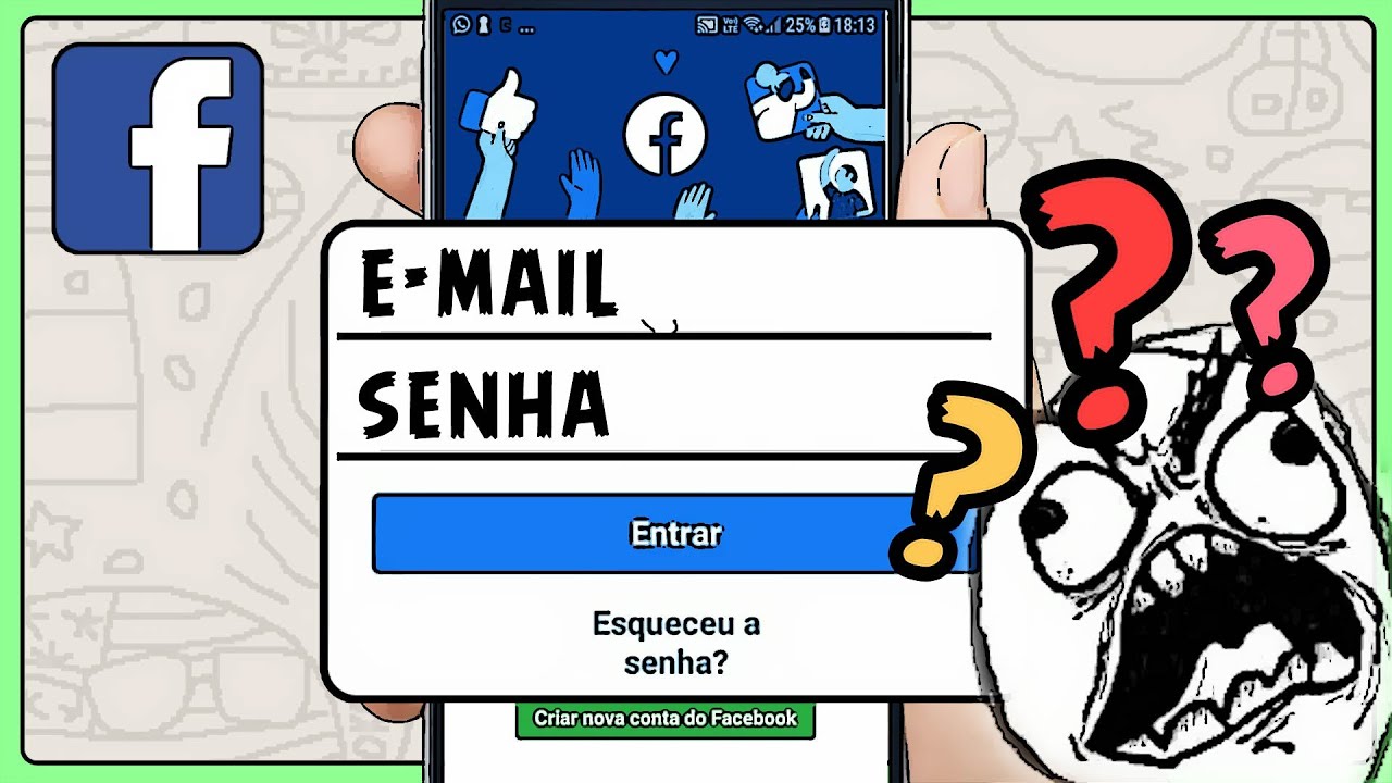 Como recuperar o nome de usuário ou a senha do Facebook, Gmail