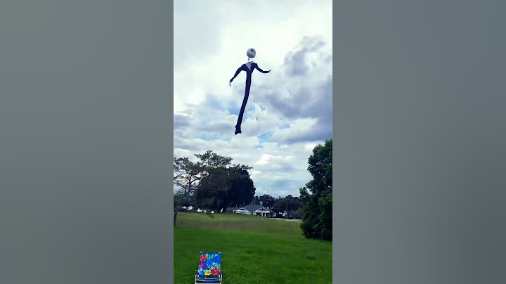 🎃 ￼Flying Jack Skellington #halloween #scary #flying
