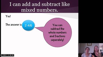 1.4 Adding & Subtracting Mixed Numbers