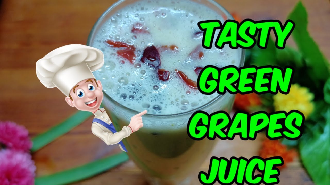 പച്ച മുന്തിരി ജ്യൂസ്‌ tasty green grapes juice /grape juice green