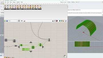 Parametric modeling of a folded plate vault in Grasshopper