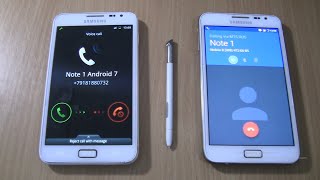 Incoming call & Outgoing call at the Same Time   Samsung Galaxy Note 1  Android 7+ Note 1