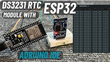 Using DS3231 RTC Module with ESP32 in Arduino IDE | Example code & Library | English Subtitle