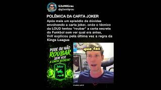VvV abriu a live de hoje falando sobre o episódio de ontem 🃏🟢 #g3xfc #loud #KingsLeague #KLClip