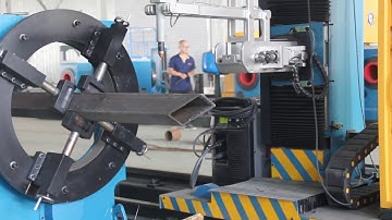 8 axis All pipe cnc plasma flame cutting beveling machine