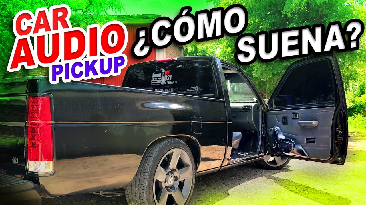 CAR AUDIO PICKUP / EQUIPO de SONIDO en NISSAN HARDBODY D21 Mini Truck