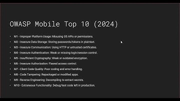 Mobile Application Security | OWASP Top 10 | Protecting Mobile Apps from Cyber Threats