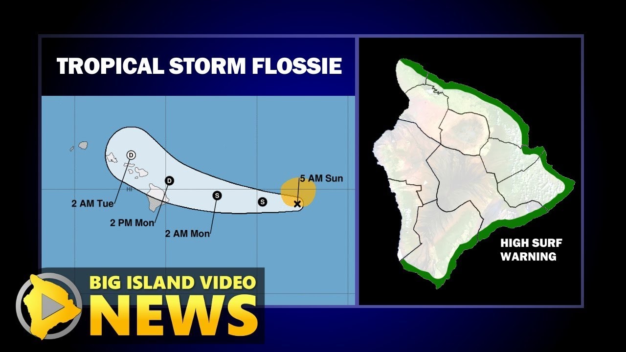 Tropical Storm Flossie - 7 am Update (Aug. 4, 2019) - YouTube