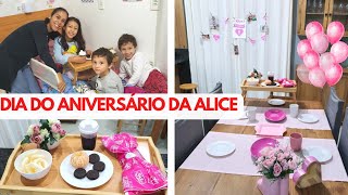 DIA DO ANIVERSÁRIO DE 9 ANOS DA ALICE / SURPRESA