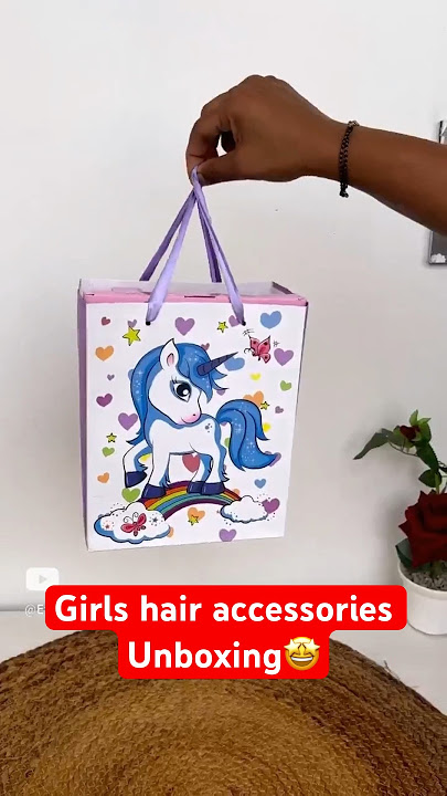 All new unicorn girls hair accessories | makeup ka saman | baby girls make-up kit