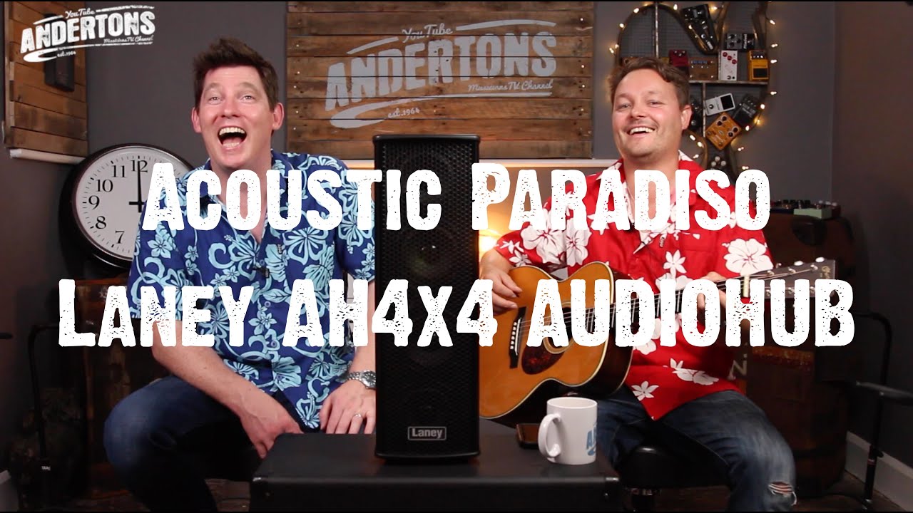 Acoustic Paradiso - Laney Audiohub Freestyle 4x4 - Pete & Mick Go Busking.  At The Pub…