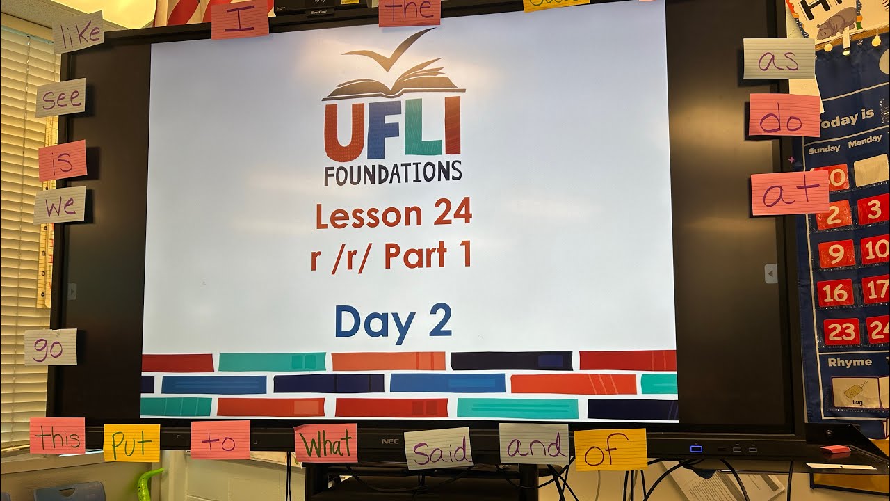 UFLI Lesson 24 Part 1 r /r/ Day 2 - YouTube