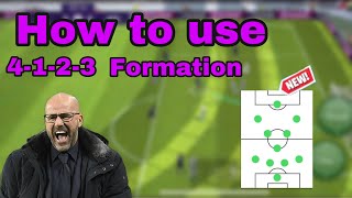 How to use The 4123 formation (T-Bosz) PES 2021 Mobile Pro Evolution Soccer # screenshot 1