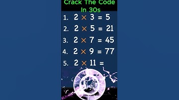 CRACK THE CODE IN 30s🧩🎯🥳#coding #decoding #brainteasers