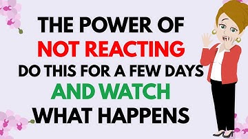 Abraham Hicks ~ THE POWER OF NOT REACTING DO THIS FOR A FEW DAYS ★🧡 AND WATCH WHAT HAPPENS 🧡★