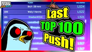 The FINAL PUSH FOR TOP 100 In Season 8 Of SideSwipe! | These Lobbies Are Insane!