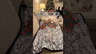 Link in bio to order🖍️🎄 #viral #christmas #coloring #blanket #cozy