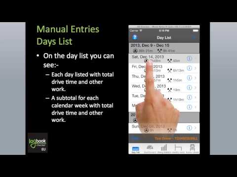 Logbook Checker EU English Tutorial