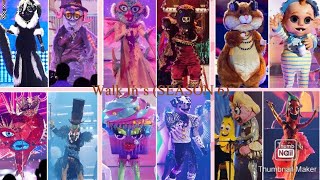 All Masked Singer Walk In’s (SEASON 6)