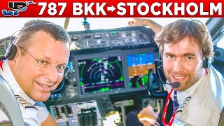Norwegian Boeing 787 Cockpit Bangkok🇹🇭 to Stockholm🇸🇪