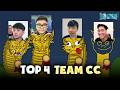 Top 4 người chơi hay nhất team CC