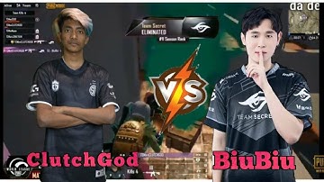 ClutchGod Vs BiuBiu PMWL | TSM Entity Vs Team Secret | Clutch god 1 Vs 4 Wipe | PMWL