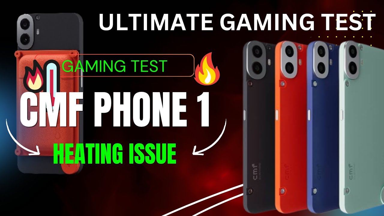 🔥 cmf Phone 1 Gaming Test: Heating Issue Pass or Fail? 🎮📱 - YouTube