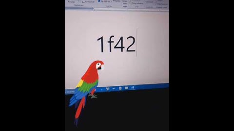 bird 🐦 symbol shortcut key in Ms word #viralvideo #trending #shorts #msword #shortcut keys