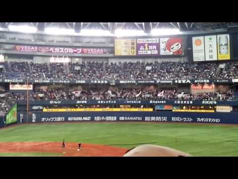 20170305 侍ジャパン強化試合 日本代表VSオリックス   両チーム 応援歌 1-9