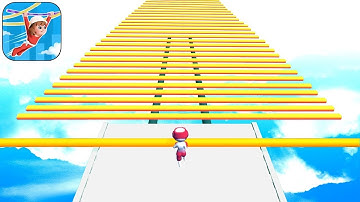 Satisfying Mobile Game Roof Rails Play 1000 Levels Tiktok Gameplay Walkthrough Android,iOS Update