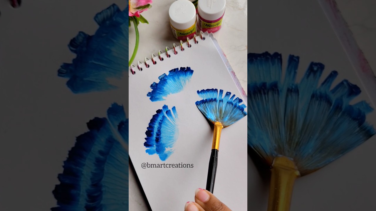 Easy flower painting!🎨🌼 