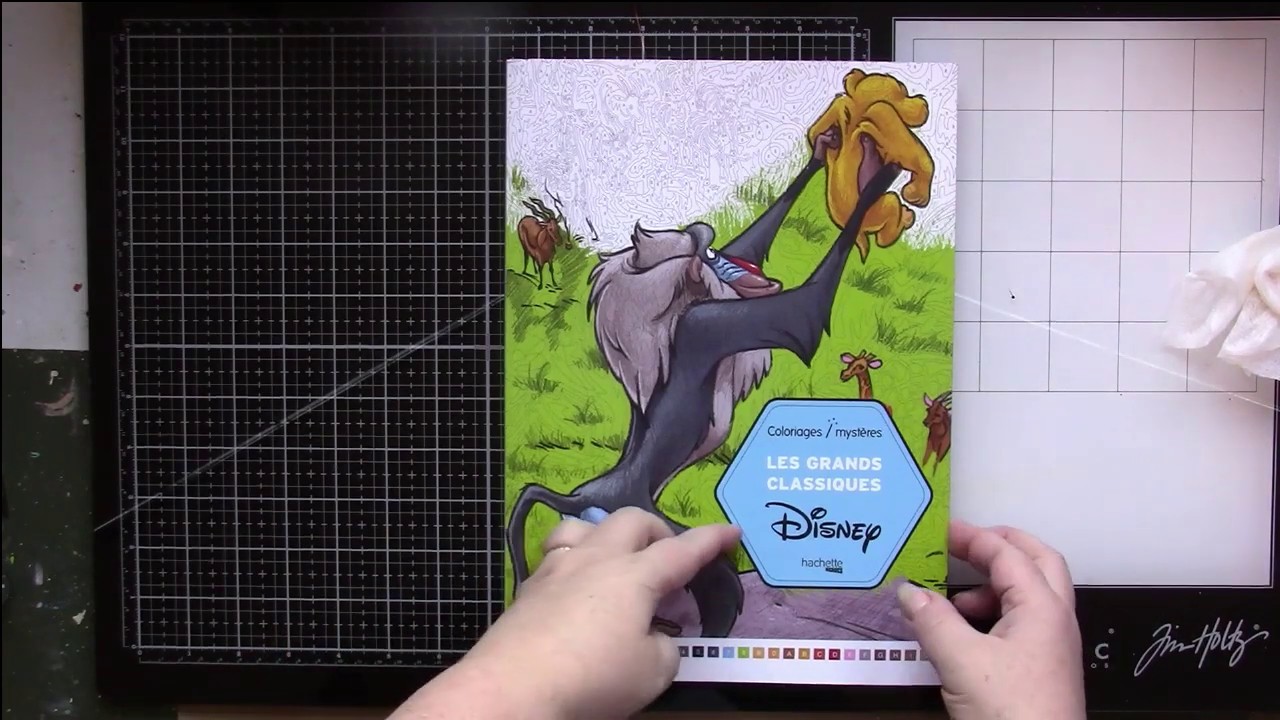 Disney les ateliers coloriages mysteres (Colour by Numbers) Colouring Book  Flip through 